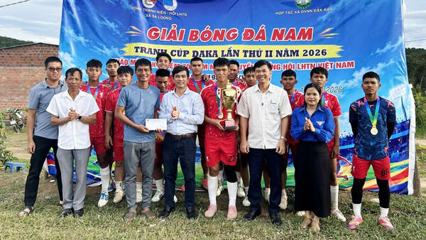 Bế mạc Giải bóng đá nam tranh Cúp DAKA lần thứ II năm 2026